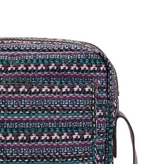 Kipling Abanu Medium Printed Crossbody Veske Marineblå | NO 2192HA